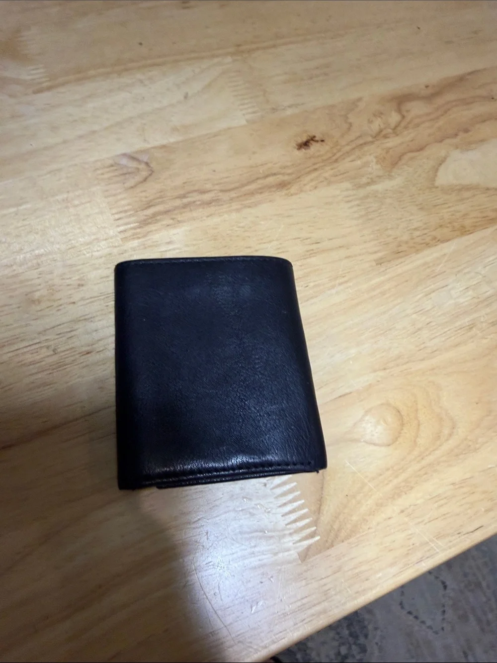 Stone Mountain Accessories Black Embossed American Flag Leather Wallet